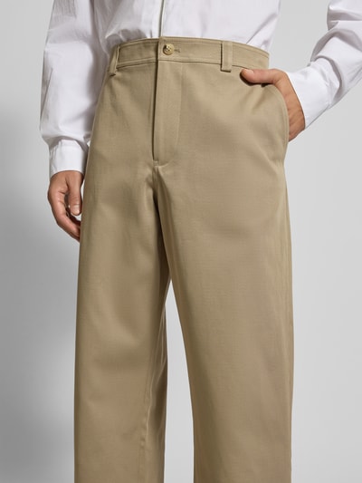 MAISON KITSUNÉ Stoffhose mit Gesäßtaschen Beige 3