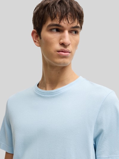 BOSS Regular Fit T-Shirt aus Baumwoll-Mix Modell 'TIBURT 240' Bleu 3