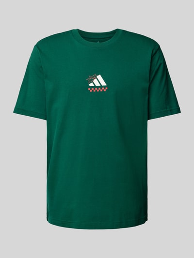 ADIDAS SPORTSWEAR T-Shirt mit Label-Print Dunkelgruen 2