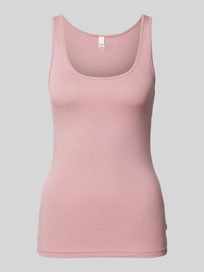 QS Tanktop mit tiefem Rundhalsausschnitt Rosa 2