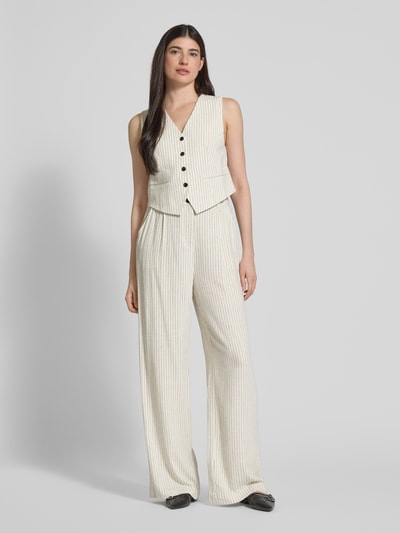 LOLLYS LAUNDRY Gilet met V-hals, model 'Torino' Ecru - 1