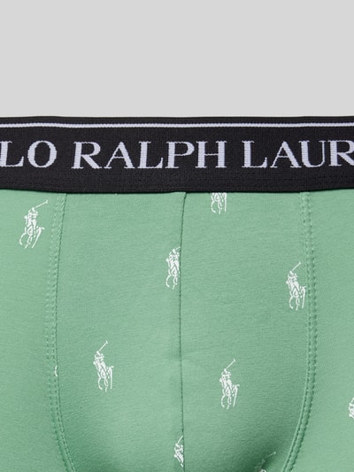 Polo Ralph Lauren Underwear Trunks mit elastischem Label-Bund im 3er-Pack Lind 2