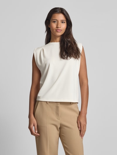 Jake*s Collection Tanktop met ronde hals Beige - 4