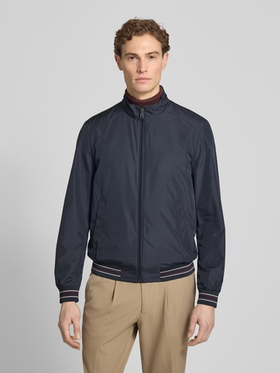 Geox Blouson ze stójką i zamkiem błyskawicznym Granatowy 4