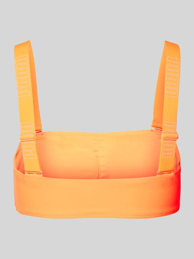 Puma Bikini-Oberteil mit breiten verstellbaren Trägern Orange 3