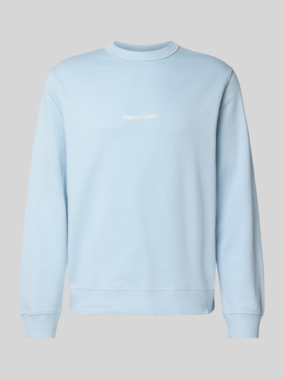 Jack & Jones Sweatshirt met ronde hals en labelstitching Lichtblauw - 2