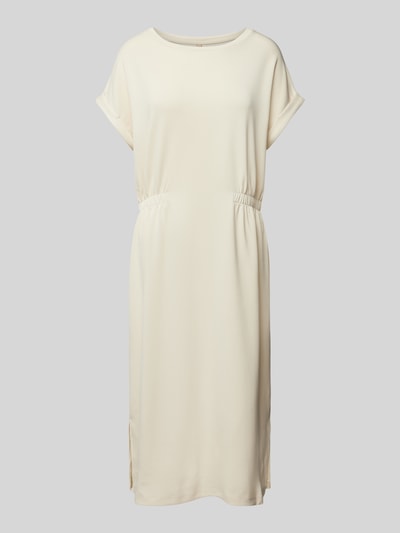 Soyaconcept Sukienka midi z krótkim rękawem model ‘Banu’ Złamany biały 2
