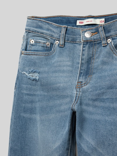 Levi’s® Kids Jeansy z szerokimi nogawkami i 5 kieszeniami Niebieski 2