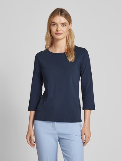 Weekend Max Mara Longsleeve mit Rundhalsausschnitt Modell 'MULTIA' Marine 4