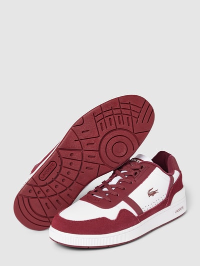 Lacoste T-Clip Herren Sneaker in rot-weiß kaufen
