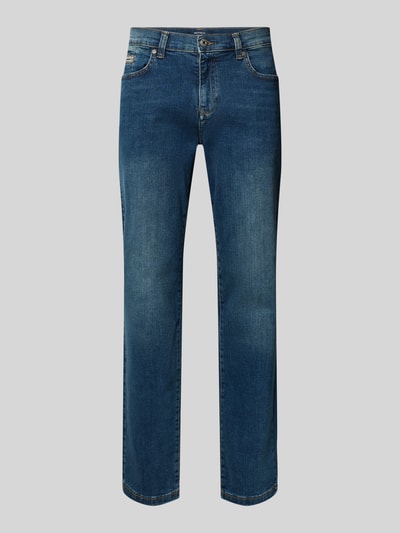 MCNEAL Regular fit jeans in 5-pocketmodel Rookblauw - 2
