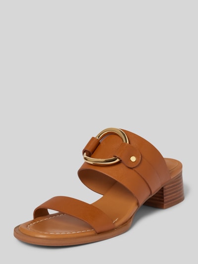 See by Chloé Sandalette aus echtem Leder Camel 2