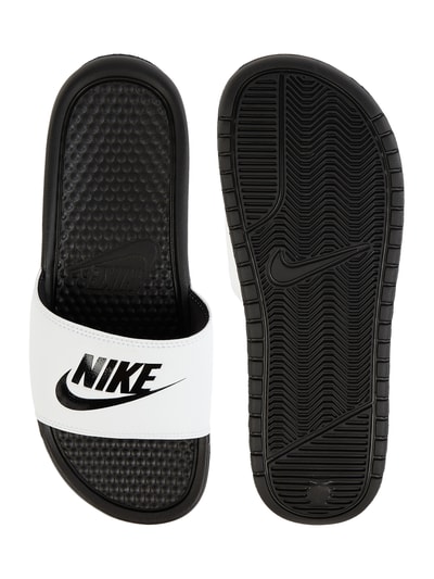 Nike Slides mit Logo-Print Modell 'Benassi' Weiss 4