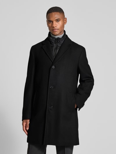 HECHTER PARIS Mantel aus Woll-Mix Black 4