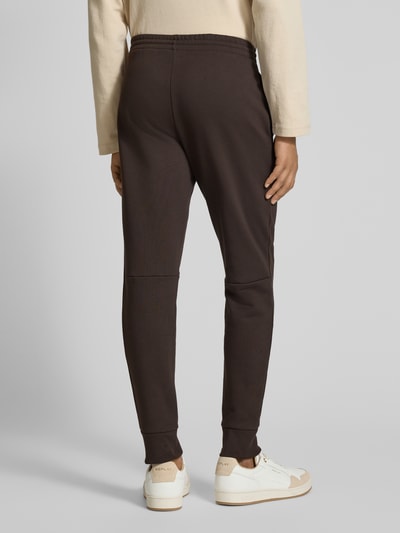 Lacoste Regular fit sweatpants van katoenmix Donkerbruin - 5