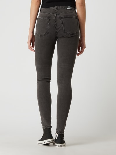 Armedangels Skinny Fit Jeans mit 5-Pocket-Design Modell 'Tillaa X Stretch' Anthrazit 5