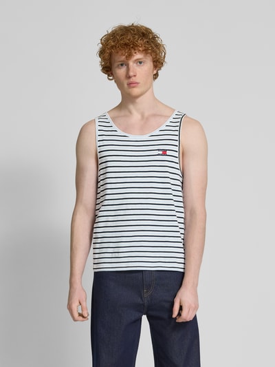 Tommy Jeans Relaxed Fit Tank Top aus reiner Baumwolle Marine 4