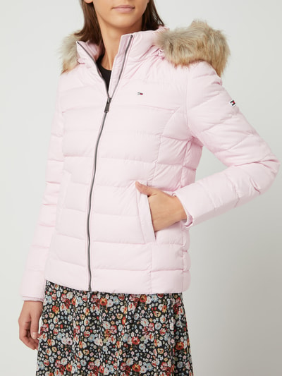 Tommy Jeans Daunenjacke mit Kunstfell Modell 'Martina' Pink 4