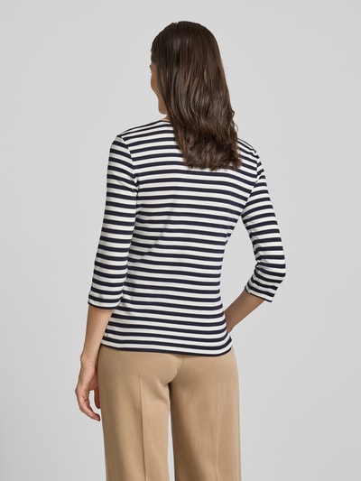 Christian Berg Woman T-shirt z rękawem o dł. 3/4 i okrągłym dekoltem Ciemnoniebieski 5