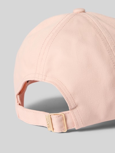 Productfoto, Basecap uit puur katoen met labelstitching van Gant, lichtroze, verstevigde klep, in grootte verstelbaar