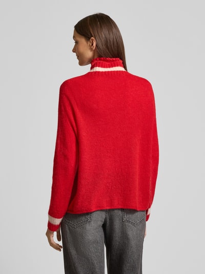 Marc Cain Kersttrui van een wolmix Rood - 5