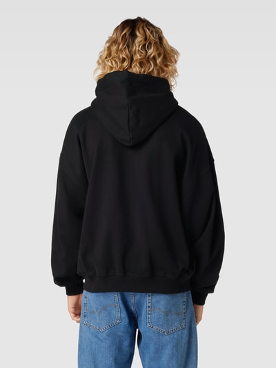 Preach Oversized Sweatjacke mit Label-Print Anthrazit 5