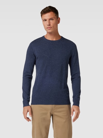 MCNEAL Strickpullover in melierter Optik Marine Melange 4