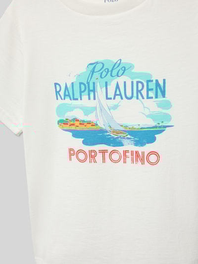 Polo Ralph Lauren Kids T-Shirt mit Rundhalsausschnitt Offwhite 2