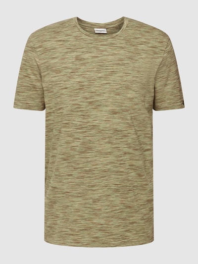NO EXCESS T-Shirt in meliertem Design Oliv 2