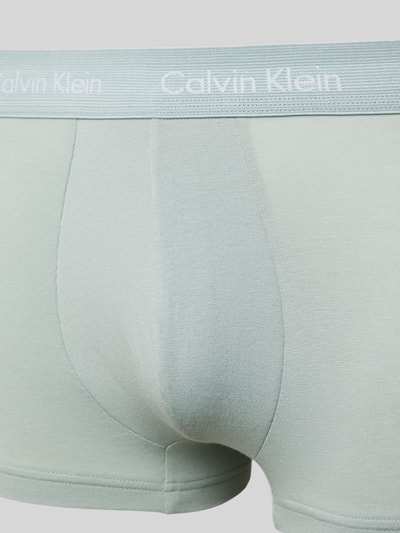 Calvin Klein Underwear Trunks aus Viskose mit Label-Bund im 3er-Pack Mint 2