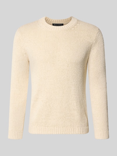 Marc O'Polo Regular Fit Strickpullover aus Baumwoll-Mix Offwhite 2