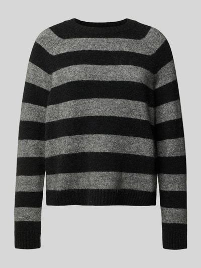 BOSS Regular Fit Strickpullover aus Alpaka-Mix Modell 'FEBISAN' Mittelgrau 2