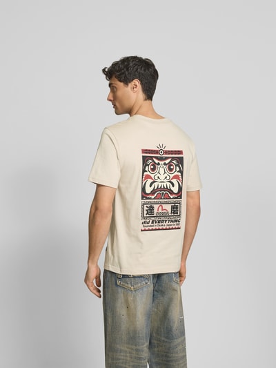 Evisu T-Shirt aus reiner Baumwolle Beige 5