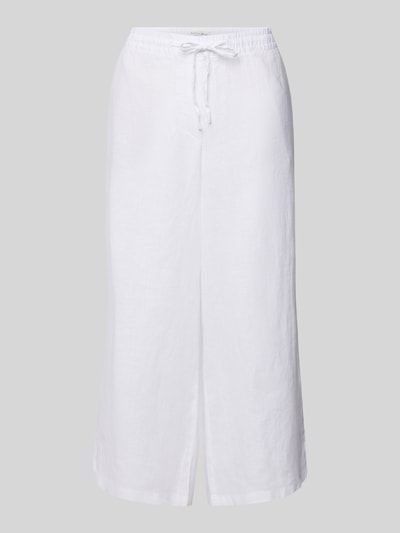 Christian Berg Woman Wide Leg Stoffhose mit Tunnelzug Weiss 2