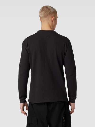 Tommy Jeans Longsleeve mit Strukturmuster Black 5