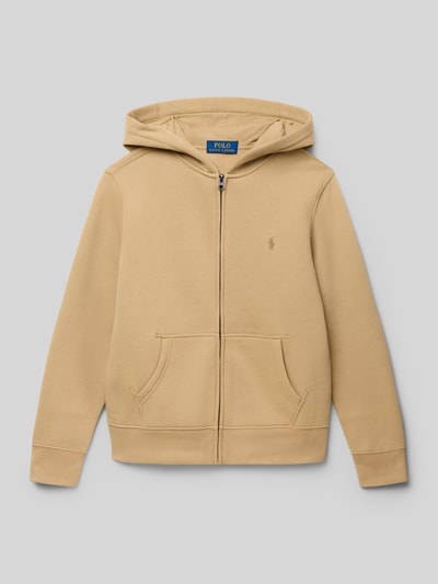 Polo Ralph Lauren Teens Regular Fit Sweatjacke mit Logo-Stitching Modell 'Tops' Beige 1