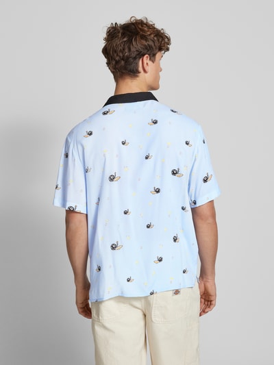 SANTA CRUZ Regular Fit Freizeithemd aus Viskose Modell 'WINKOWSKI' Hellblau 5