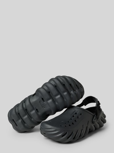 Crocs Hausschuhe mit Label-Detail Black 4