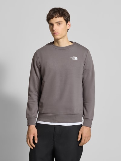 The North Face Sweatshirt mit gerippten Abschlüssen Graphit 4
