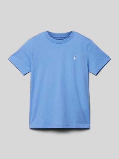 Polo Ralph Lauren Teens Regular fit T-shirt met labelprint aan de achterkant Bleu - 1