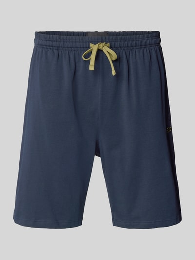 BOSS Regular Fit Sweatshorts mit Tunnelzug Modell 'Mix&Match' Dunkelblau 2