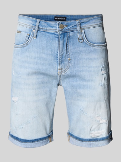 Antony Morato Skinny Fit Jeansshorts im Destroyed-Look Jeansblau 2