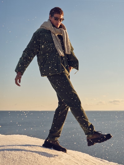 Tommy Jeans Regular fit corduroy broek van puur katoen, model 'RYAN CORD CHINO' Donkergroen - 6