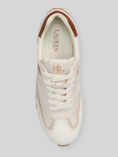 Lauren Ralph Lauren Sneakersy z naturalnej skóry bydlęcej Biały 3