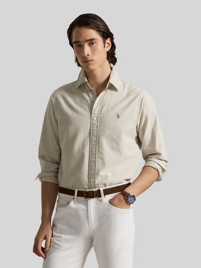 Polo Ralph Lauren Koszula casual o kroju relaxed fit z czystej bawełny Beżowy 4
