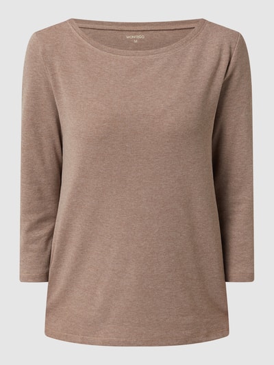 Montego Shirt mit 3/4-Arm (taupe melange) online kaufen