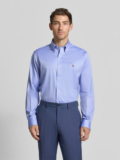 Polo Ralph Lauren Regular Fit Businesshemd aus reiner Baumwolle  Royal 4