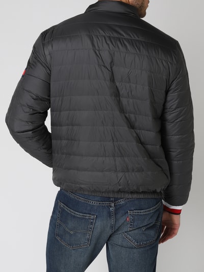 Tommy Hilfiger Wende-Jacke mit Stehkragen Dunkelgrau 5