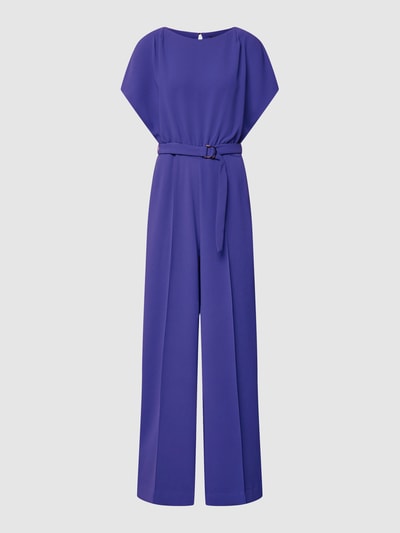 comma Jumpsuit mit Rundhalsausschnitt Lila 2