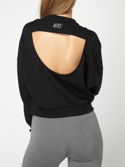 NIKE TRAINING Boxy Fit Sweatshirt mit Cut Out - Dri-FIT Black 5